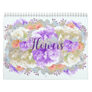 Simpel Bloemen Kalender