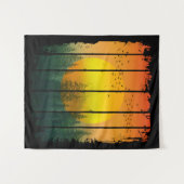 SIMPEL BOS ZONSONDERGANG WANDKLEED (Voorkant (horizontaal))