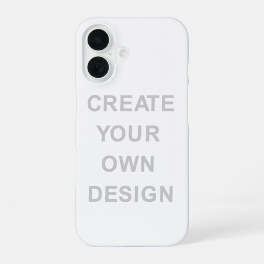 Simpel - Creëer die van jezelf iPhone 16 Hoesje (Achterkant)