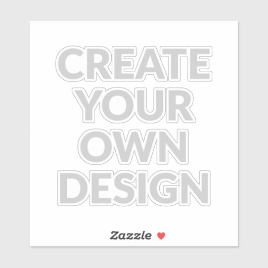 Simpel - Creëer die van jezelf Sticker (Vel)