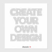 Simpel - Creëer die van jezelf Sticker (Vel)
