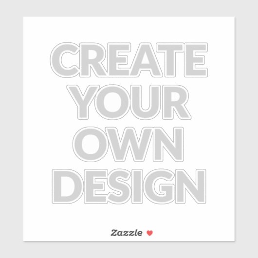 Simpel - Creëer die van jezelf Sticker (Vel)