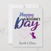 Simpel Cute Hart Fijne Valentijnsdag Stel (Voorkant)