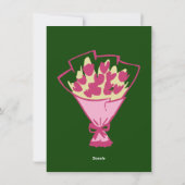 Simpel Cute Hart Fijne Valentijnsdag Stel Feestdagenkaart (Achterkant)