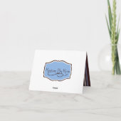 Simpel Dank You Card Bedankkaart (Achterkant)