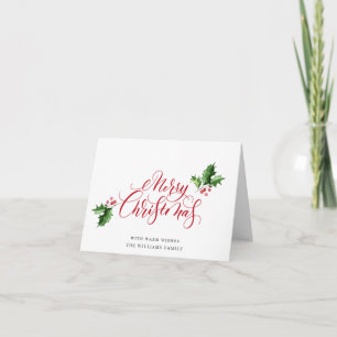 Simpel Eerlijk Kerstgroet Feestdagen Kaart