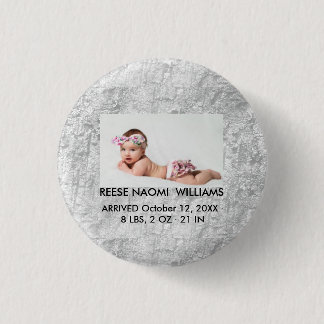 Simpel Elegante foto van babymeisje Ronde Button 3,2 Cm