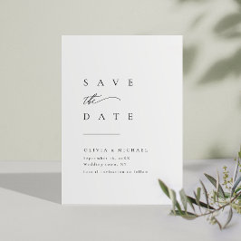 Simpel Elegante Typografie Moderne Bewaar De Datum Save The Date