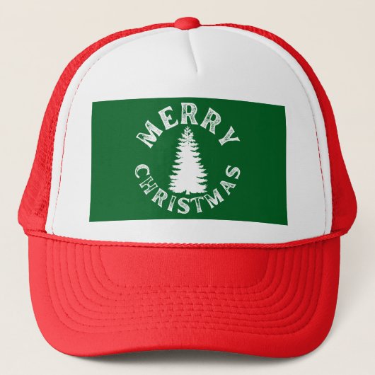 SIMPEL GELUKKIGE KERSTBOOM TRUCKER PET (Voorkant)