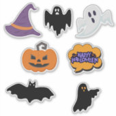 Simpel Halloween Sticker (Voorkant)