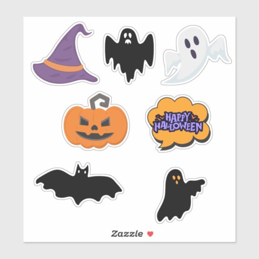 Simpel Halloween Sticker (Vel)