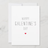 simpel | Happy Galentine's Day Beste Vriend Bestie Feestdagenkaart (Voorkant)