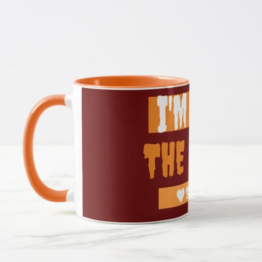 Simpel Happy Halloween Ik ben met de heks kostuum Mok (Links)