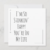 Simpel: "Ik ben zo blij dat je in mijn leven bent" (Voorkant)