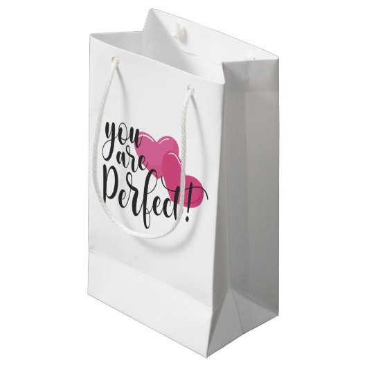 Simpel, jij bent de perfecte Valentijn | Cadeautas (Voorkant Gekanteld)