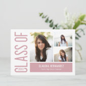 Simpel koel bewerkbare kleur verloop diploma uitno kaart (Staand voorkant)
