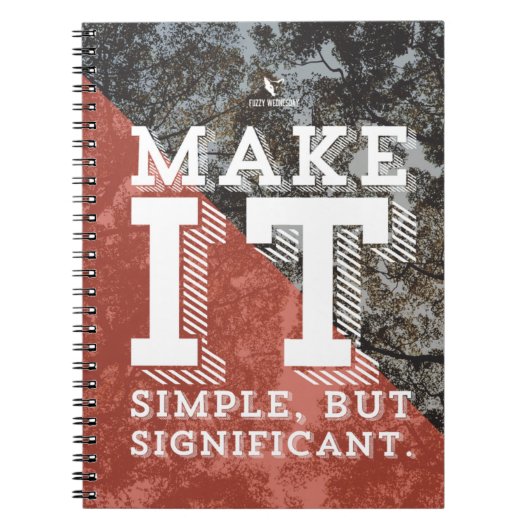 "Simpel Maar Significant" Notitieboek (Voorkant)