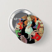 Simpel, Madly Alice Ronde Button 5,7 Cm (Voorkant /achterkant)