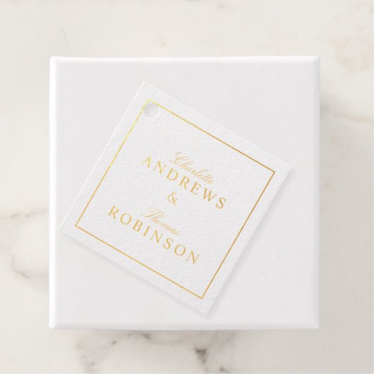 Simpel, minimaal bedankjes labels (Met doos)