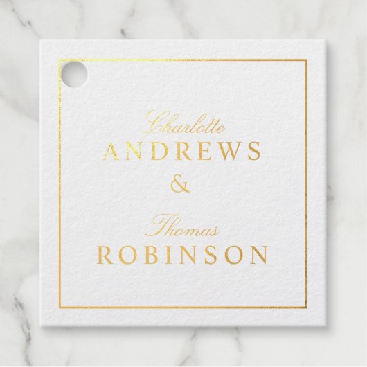 Simpel, minimaal bedankjes labels (Voorkant)