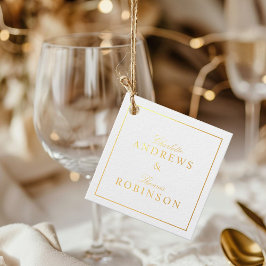 Simpel, minimaal bedankjes labels