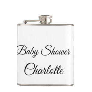 SIMPEL MINIMAAL.CUTIE VOEG NAAM TOE BABY baby show Heupfles