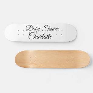 SIMPEL MINIMAAL.CUTIE VOEG NAAM TOE BABY baby show Persoonlijk Skateboard