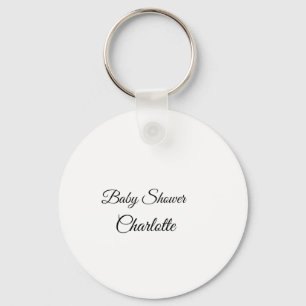 SIMPEL MINIMAAL.CUTIE VOEG NAAM TOE BABY baby show Sleutelhanger