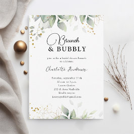 Simpel, minimaal eucalyptusVrijgezellenfeest Kaart