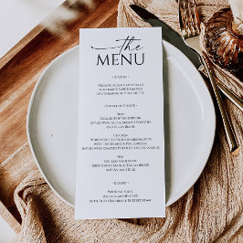 Simpel Minimaal Huwelijk Menu