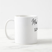 simpel minimaal monogram: koffiemok (Links)