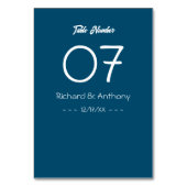 Simpel Modern, Trendige Bruiloft Kaart (Achterkant)