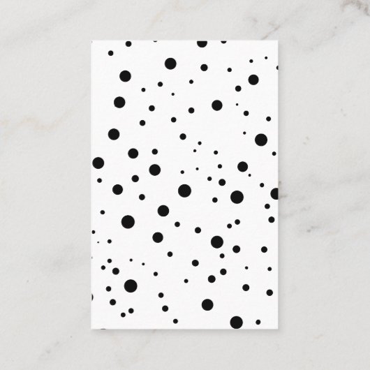 Simpel Pattern Visitekaartje (Achterkant)