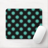 Simpel Riveting Mousepad, Turquoise Muismat (Met muis)