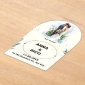 SIMPEL & ROMANTISCH: ROMANTISCH SAVE THE DATE KAAR ACRYL UITNODIGINGEN (Laagn)