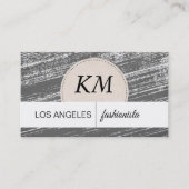 Simpel Stijlvol Hout Vintage Visitekaartje (Voorkant)