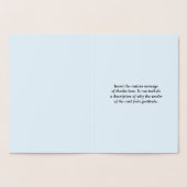 Simpel, vet "BEDANKT VOOR JE HULP!" Kaart (Binnen)