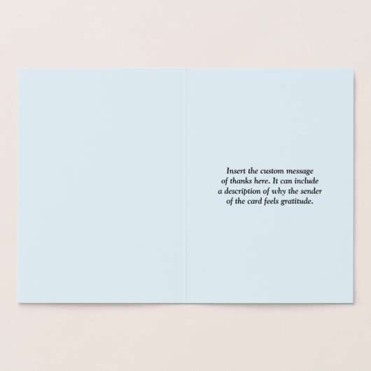 Simpel, vet "BEDANKT VOOR JE HULP!" Kaart (Binnen)