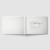 Simpel "Viering van het leven" Script Lettertype Gastenboek (Volledig)