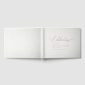 Simpel "Viering van het leven" Script Lettertype Gastenboek (Volledig)