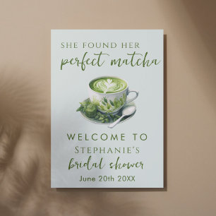Simpel vond ze haar perfecte Matcha Bruidsdiner Poster