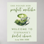 Simpel vond ze haar perfecte Matcha Bruidsdiner Poster (Voorkant)