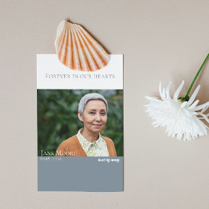 simpel   Voor altijd in ons hart   Kaart van het g Visitekaartje