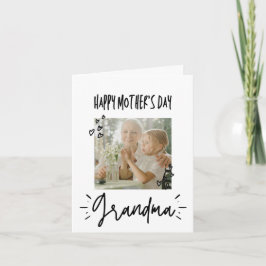 Simpel voor oma | Moederdag met eigen foto Kaart