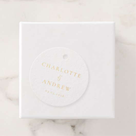 Simpel Wedding Bedankjes Labels (Met doos)