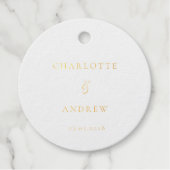 Simpel Wedding Bedankjes Labels (Voorkant)