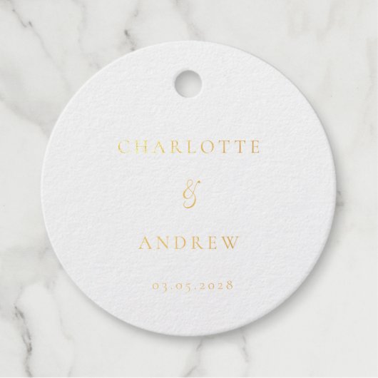 Simpel Wedding Bedankjes Labels (Voorkant)