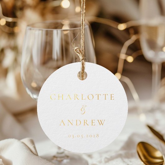 Simpel Wedding Bedankjes Labels