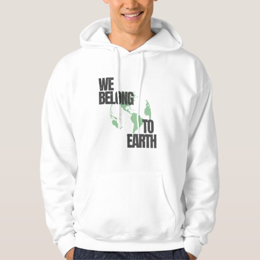 Simpel: wij behoren tot de Aarde Hoodie (Voorkant)