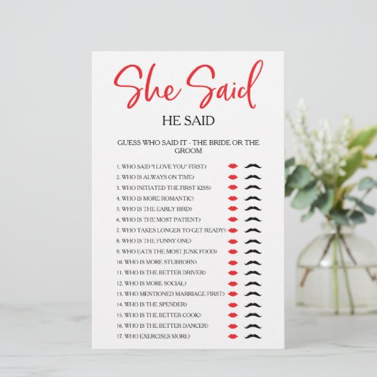 Simpel ze zei dat hij zei Vrijgezellenfeest partij (Staand voorkant)